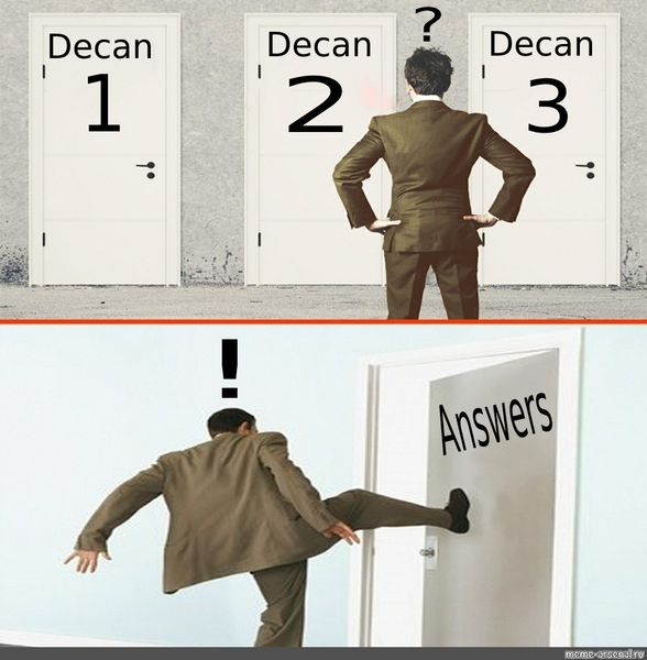 Decans and How They Help Define You As The (Insert sign here) That You Are.