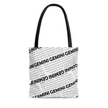 Load image into Gallery viewer, Gemini - Definition Tote Bag