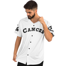 Load image into Gallery viewer, Cancer- White Baseball Jersey