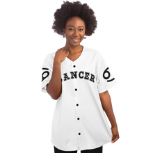Load image into Gallery viewer, Cancer- White Baseball Jersey
