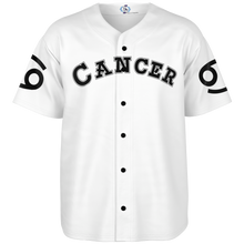 Load image into Gallery viewer, Cancer- White Baseball Jersey