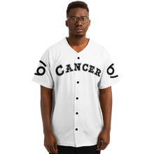 Load image into Gallery viewer, Cancer- White Baseball Jersey