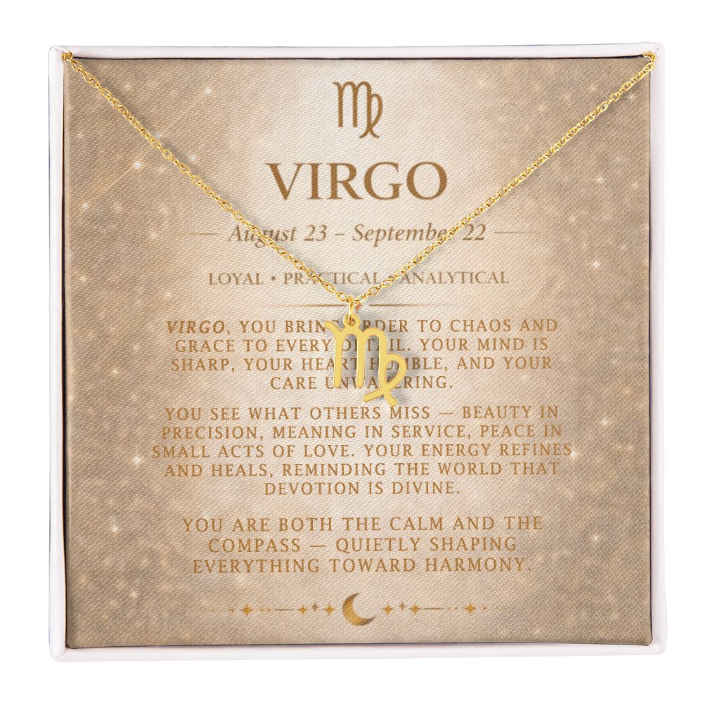 Virgo Zodiac Necklace