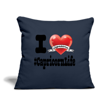 Load image into Gallery viewer, Capricorn - Throw Pillow Cover - navy