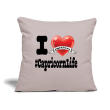 Load image into Gallery viewer, Capricorn - Throw Pillow Cover - light taupe