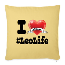 Load image into Gallery viewer, Leo - Throw Pillow Cover - washed yellow