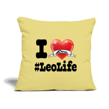 Load image into Gallery viewer, Leo - Throw Pillow Cover - washed yellow