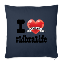 Load image into Gallery viewer, Libra - Throw Pillow Cover - navy