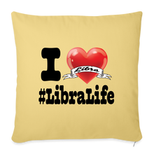 Load image into Gallery viewer, Libra - Throw Pillow Cover - washed yellow