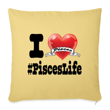 Load image into Gallery viewer, Pisces - Throw Pillow Cover - washed yellow