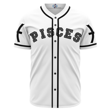 Load image into Gallery viewer, Pisces - White Baseball Jersey