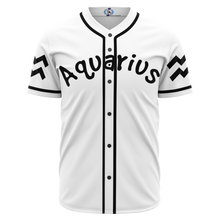 Load image into Gallery viewer, Aquarius - White Baseball Jersey