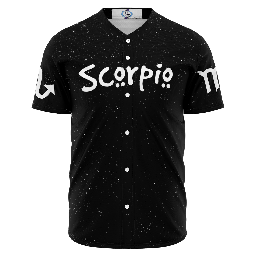 Scorpio - Starry Night Baseball Jersey