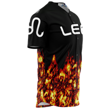 Load image into Gallery viewer, Leo - Inner Flame Baseball Jersey

