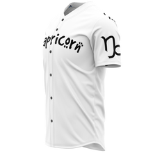 Load image into Gallery viewer, Capricorn- White Baseball Jersey