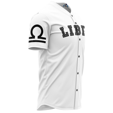 Load image into Gallery viewer, Libra - White Baseball Jersey