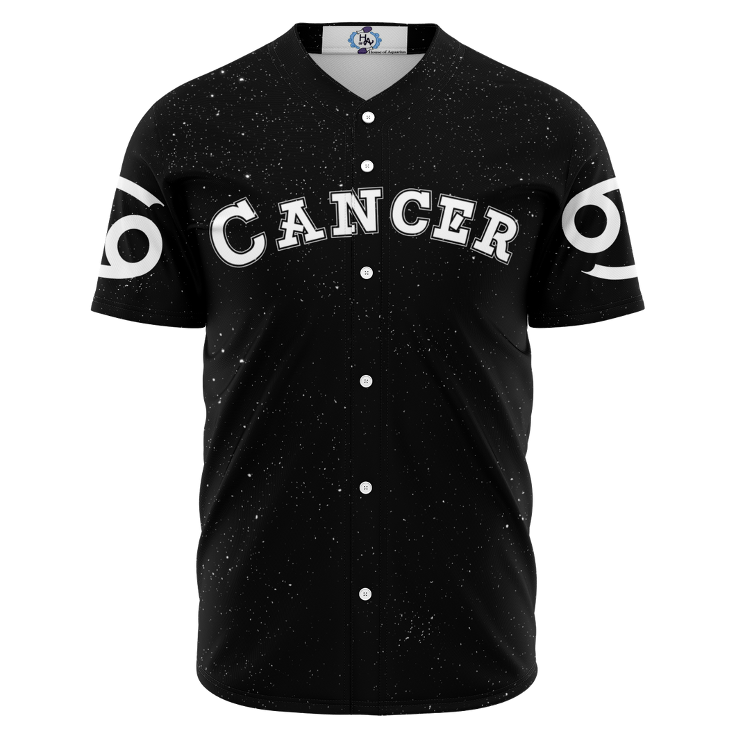 Cancer - Starry Night Baseball Jersey