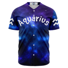Load image into Gallery viewer, Aquarius - Galaxy Baseball Jersey
