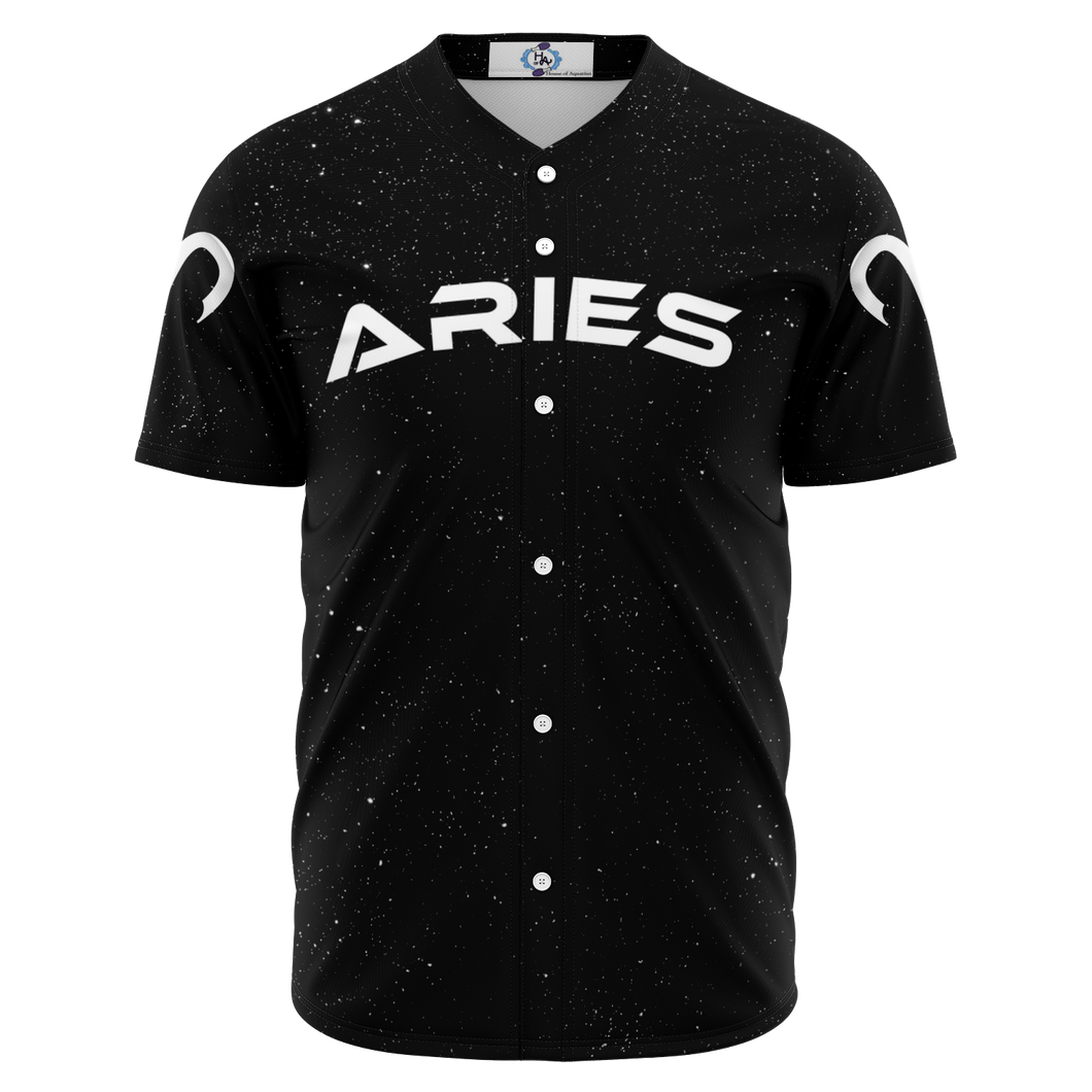 Aries - Starry Night Baseball Jersey