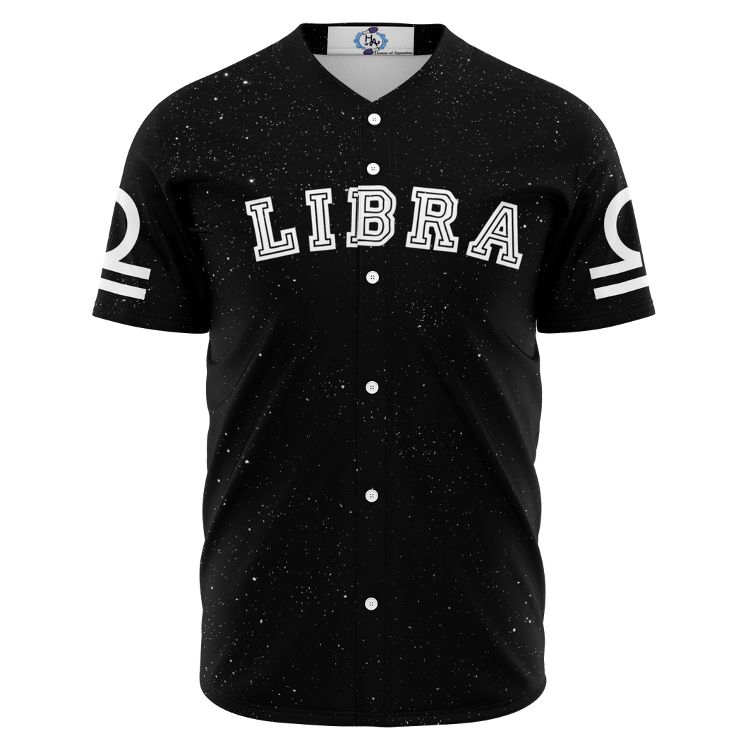 Libra - Starry Night Baseball Jersey