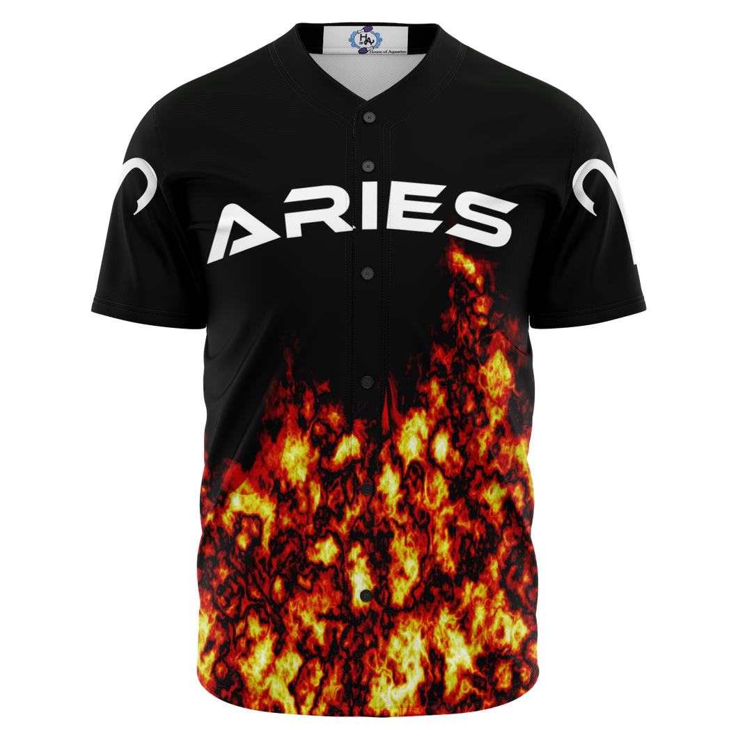 Aries - Inner Flame Baseball Jersey