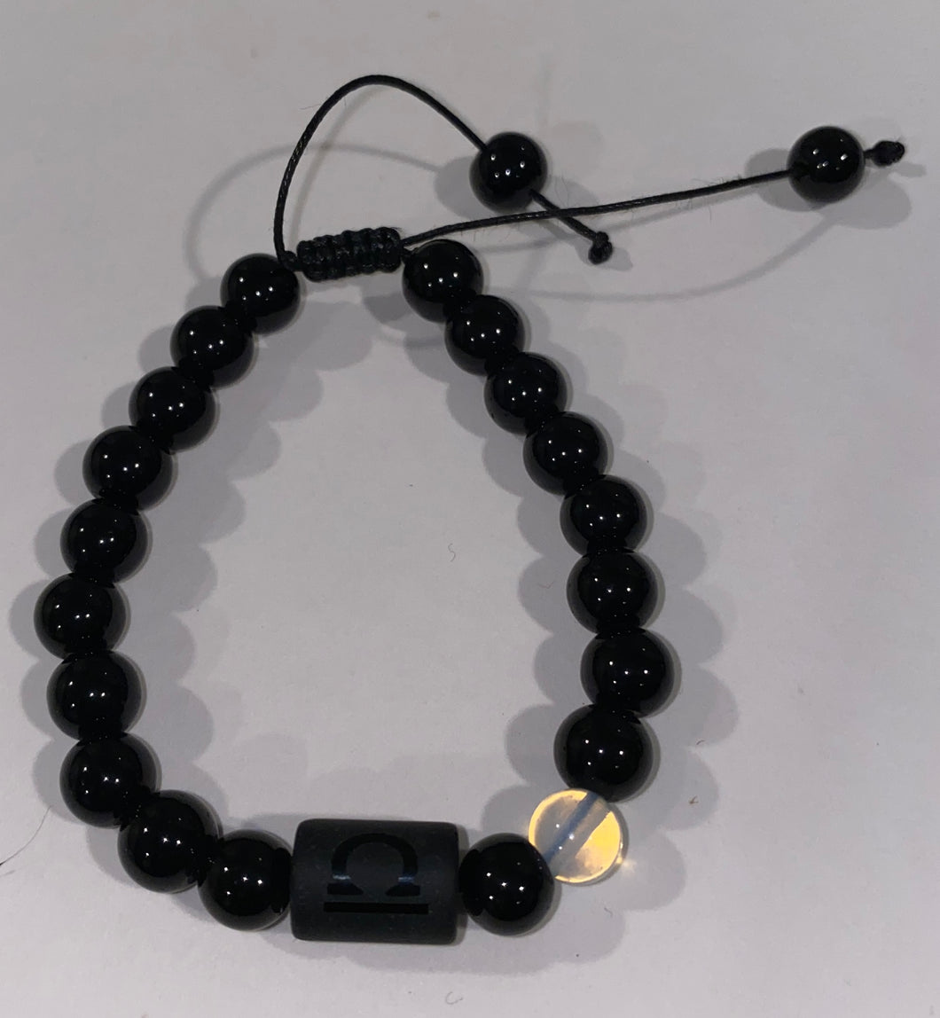 Libra - Adjustable Stone Bracelet