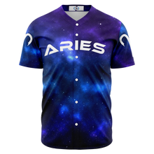 Load image into Gallery viewer, Aries - Galaxy Baseball Jersey