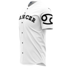 Load image into Gallery viewer, Cancer- White Baseball Jersey
