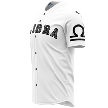Load image into Gallery viewer, Libra - White Baseball Jersey
