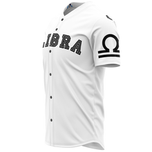 Load image into Gallery viewer, Libra - White Baseball Jersey