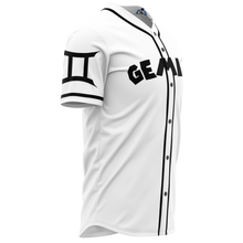 Load image into Gallery viewer, Gemini - White Baseball Jersey