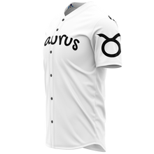 Load image into Gallery viewer, Taurus - White Baseball Jersey