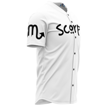 Load image into Gallery viewer, Scorpio - White Baseball Jersey