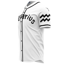 Load image into Gallery viewer, Aquarius - White Baseball Jersey