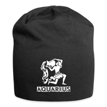 Load image into Gallery viewer, Jersey Beanie - black