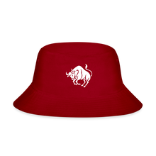 Load image into Gallery viewer, Taurus - Bucket Hat - red