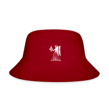 Load image into Gallery viewer, Virgo - Bucket Hat - red