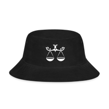Load image into Gallery viewer, Libra - Bucket Hat - black

