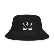 Load image into Gallery viewer, Libra - Bucket Hat - black