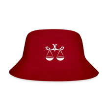 Load image into Gallery viewer, Libra - Bucket Hat - red