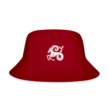 Load image into Gallery viewer, Capricorn - Bucket Hat - red