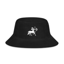 Load image into Gallery viewer, Sagittarius - Bucket Hat - black