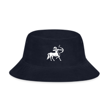 Load image into Gallery viewer, Sagittarius - Bucket Hat - navy