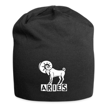 Load image into Gallery viewer, Jersey Beanie - black