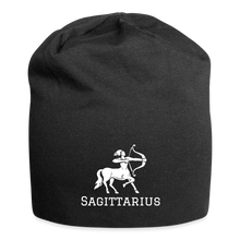 Load image into Gallery viewer, Sagittarius - Jersey Beanie - black
