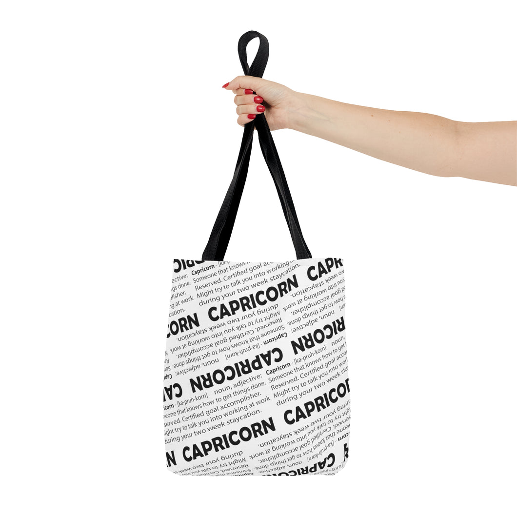 Capricorn - Definition Tote Bag
