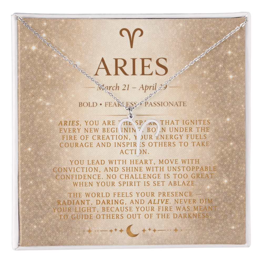 Aries Zodiac Necklace