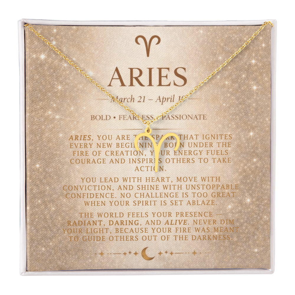 Aries Zodiac Necklace