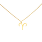 Aries Zodiac Necklace