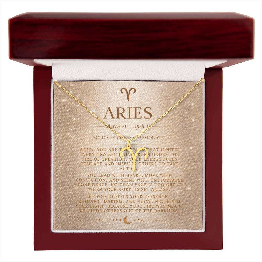 Aries Zodiac Necklace